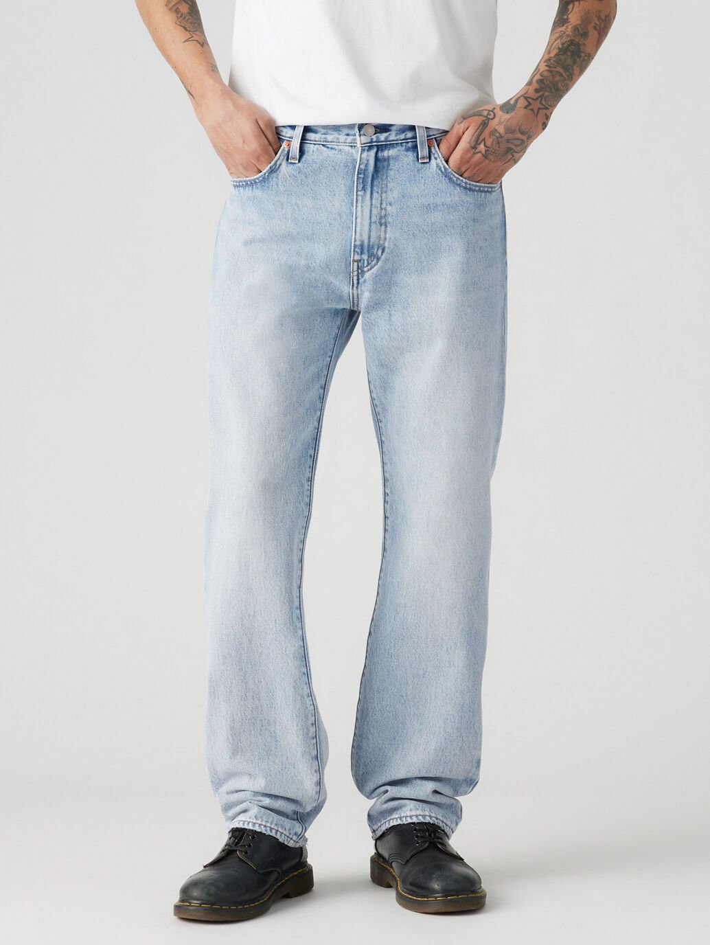 LEVI'S 555 RELAXED STRAIGHT JEAN BABY BLUE 0005