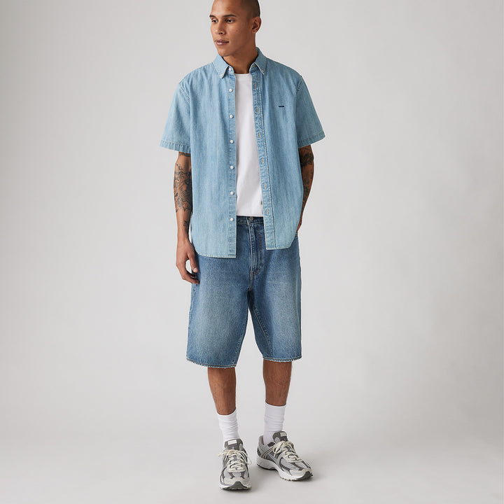 LEVI'S 478 BAGGY SHORTS MY FREQUENCY 0005