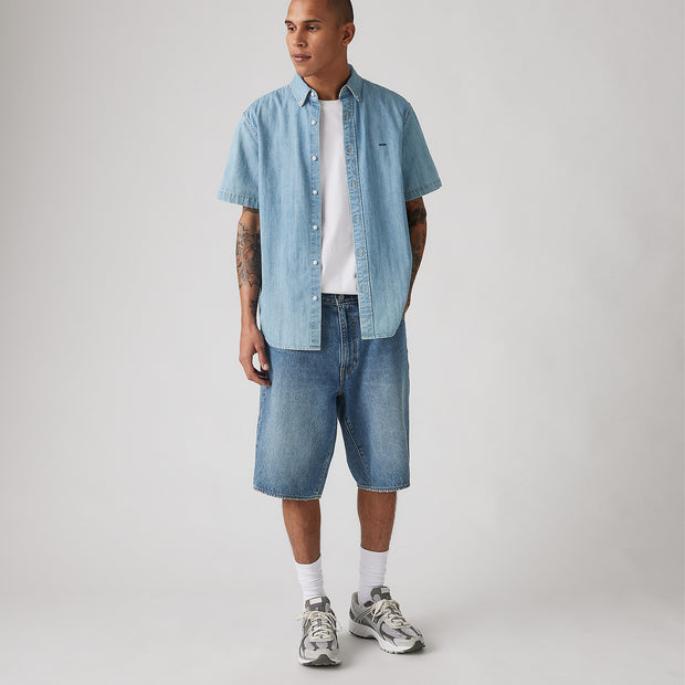 LEVI'S 478 BAGGY SHORTS MY FREQUENCY 0005
