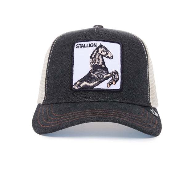 GOORIN STALLION DENIM ANIMAL TRUCKER HAT