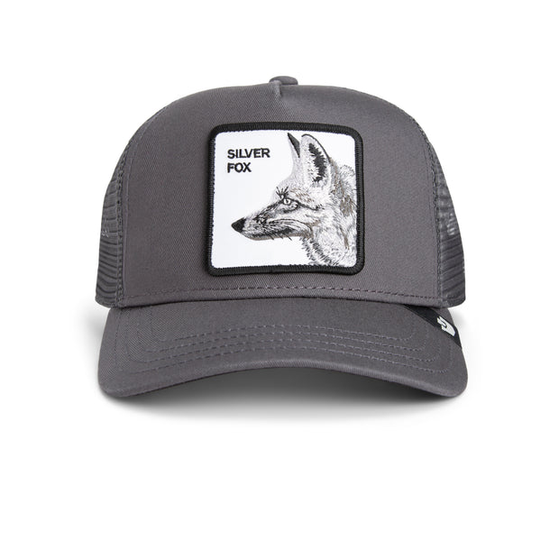 GOORIN SILVER FOX ANIMAL TRUCKER HAT
