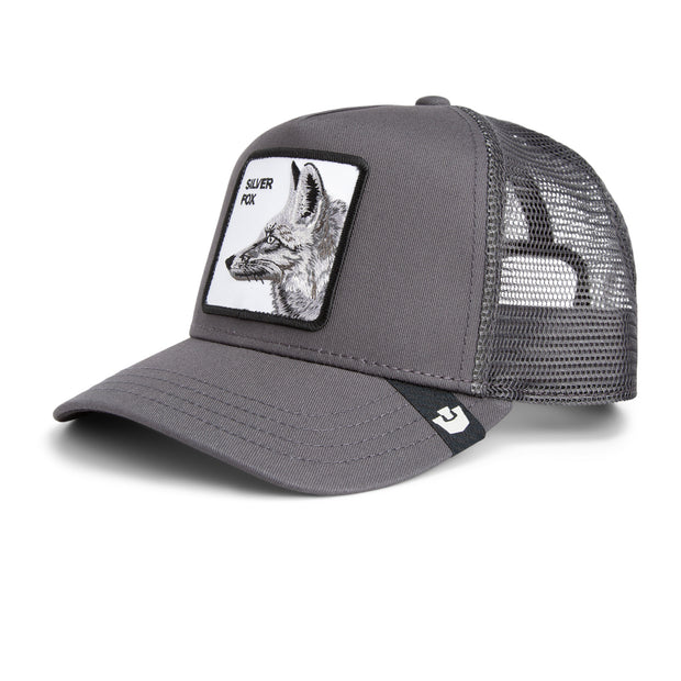 GOORIN SILVER FOX ANIMAL TRUCKER HAT