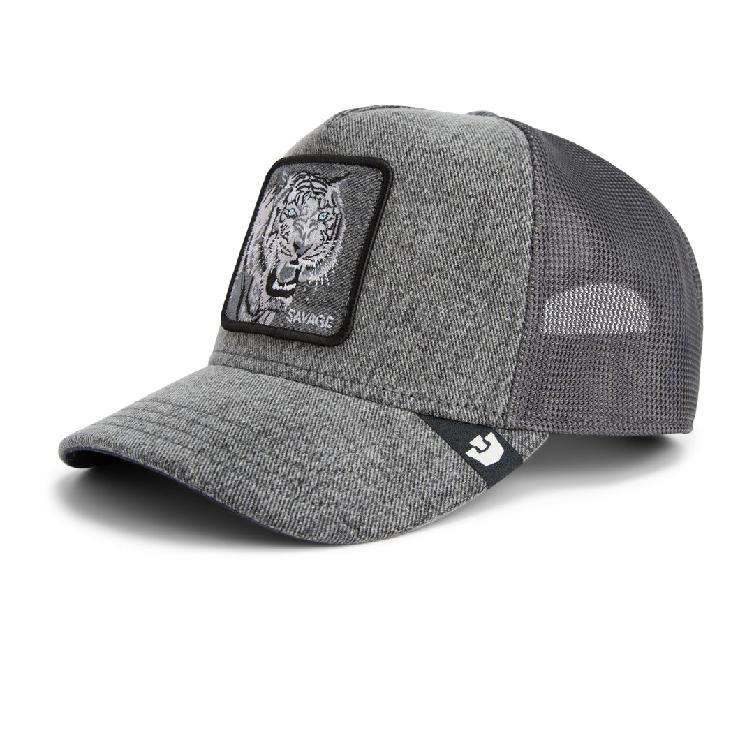 GOORIN DENIM SAVAGE ANIMAL TRUCKER HAT
