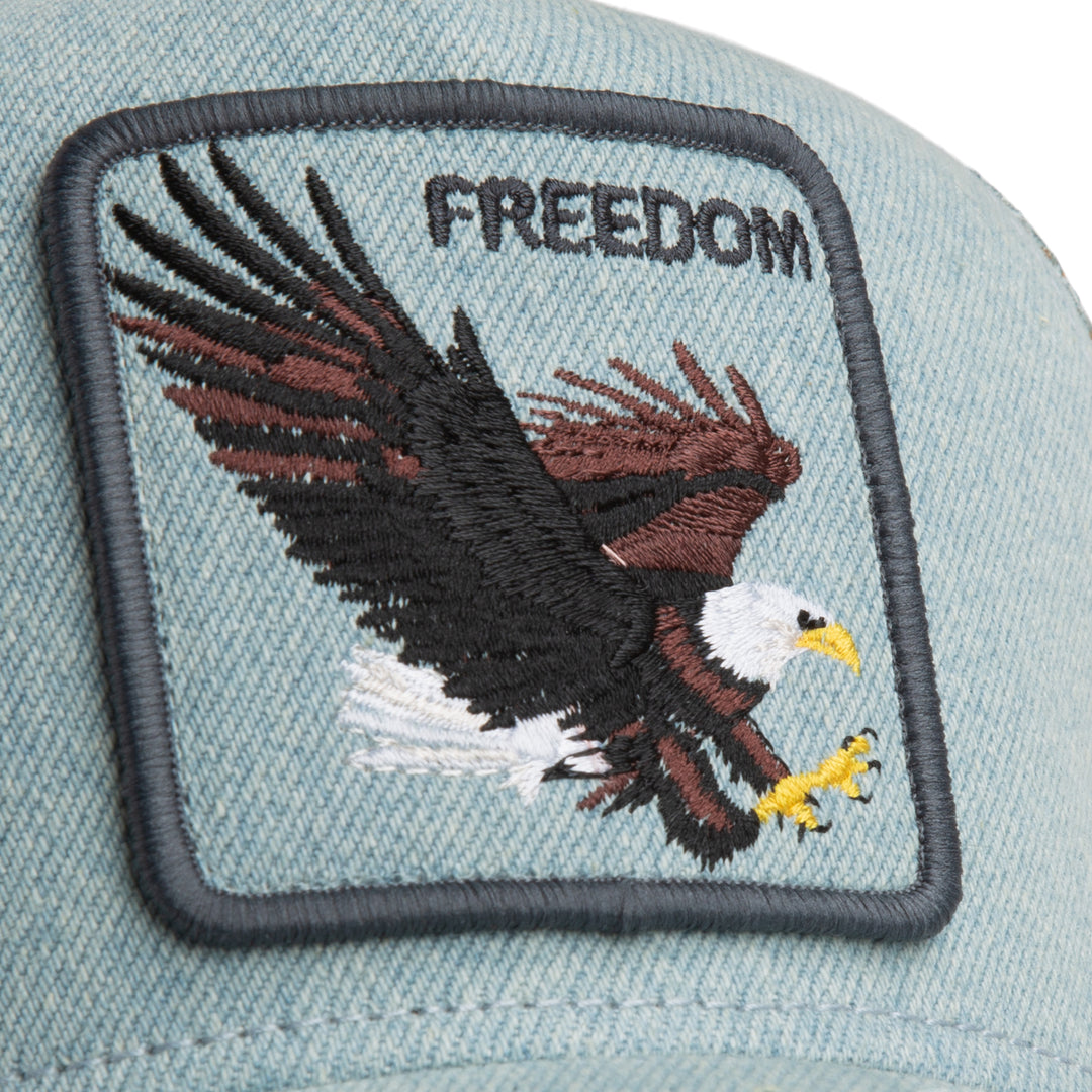 GOORIN DENIM FREEDOM ANIMAL TRUCKER HAT