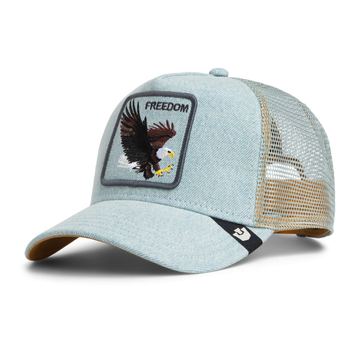 GOORIN DENIM FREEDOM ANIMAL TRUCKER HAT