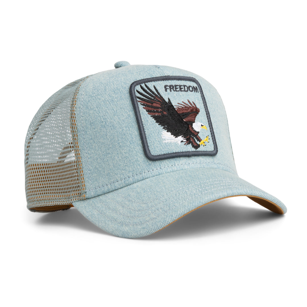 GOORIN DENIM FREEDOM ANIMAL TRUCKER HAT