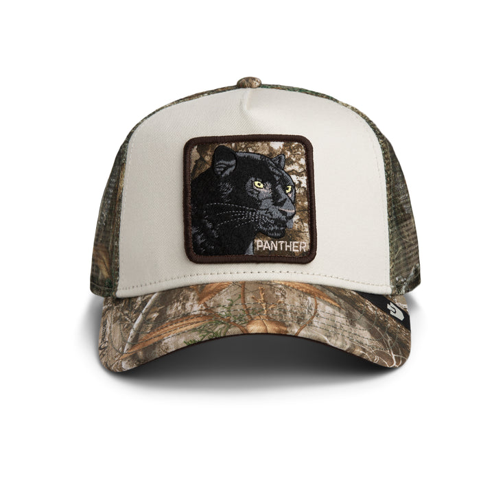 GOORIN REALTREE CAMO PANTHER ANIMAL TRUCKER HAT