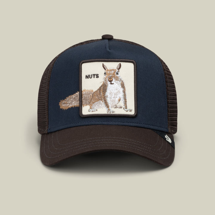 GOORIN OVER THE LINE NUTS  SQUIRREL TRUCKER HAT