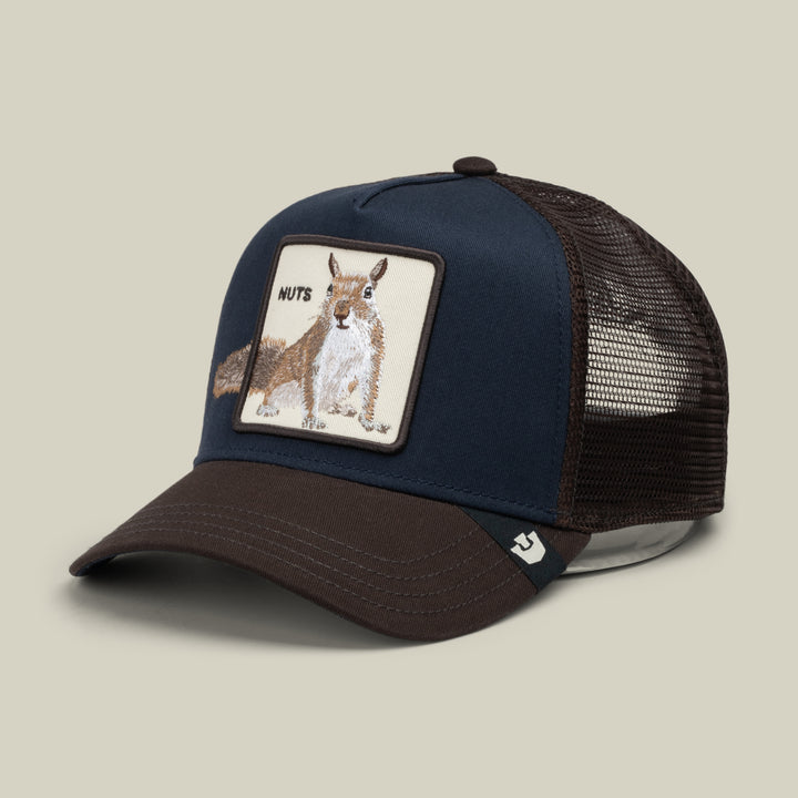 GOORIN OVER THE LINE NUTS  SQUIRREL TRUCKER HAT