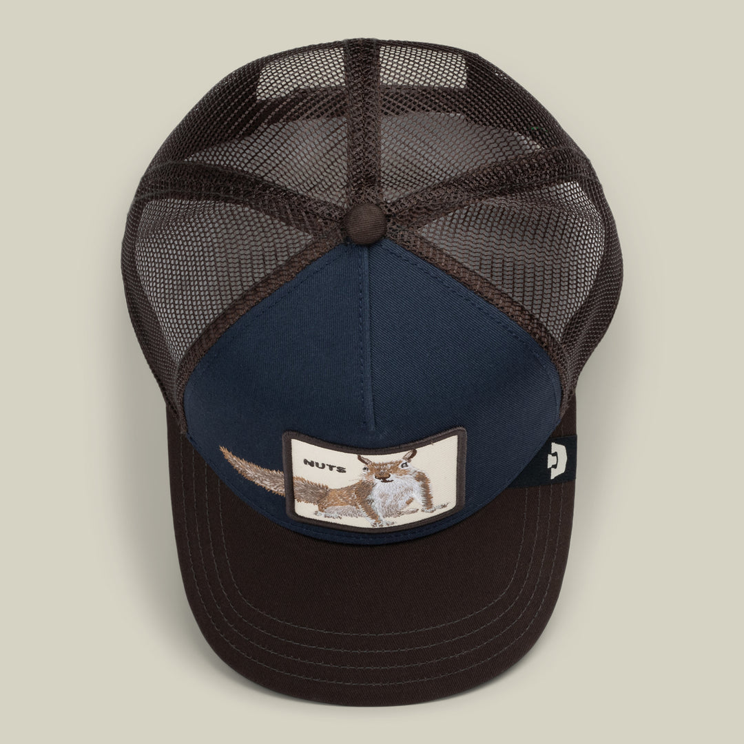 GOORIN OVER THE LINE NUTS  SQUIRREL TRUCKER HAT