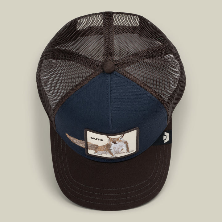 GOORIN OVER THE LINE NUTS  SQUIRREL TRUCKER HAT