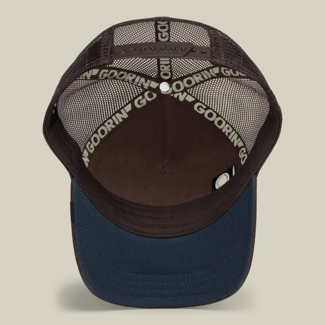 GOORIN OVER THE LINE NUTS  SQUIRREL TRUCKER HAT
