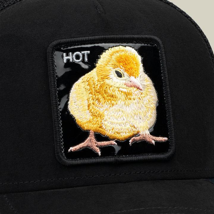 GOORIN BLACK OUT CHICK TRUCKER HAT