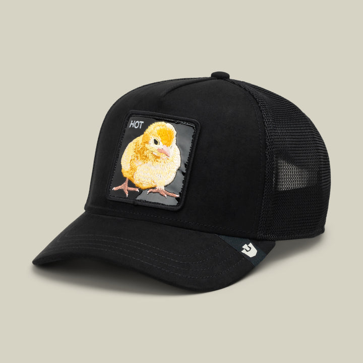 GOORIN BLACK OUT CHICK TRUCKER HAT