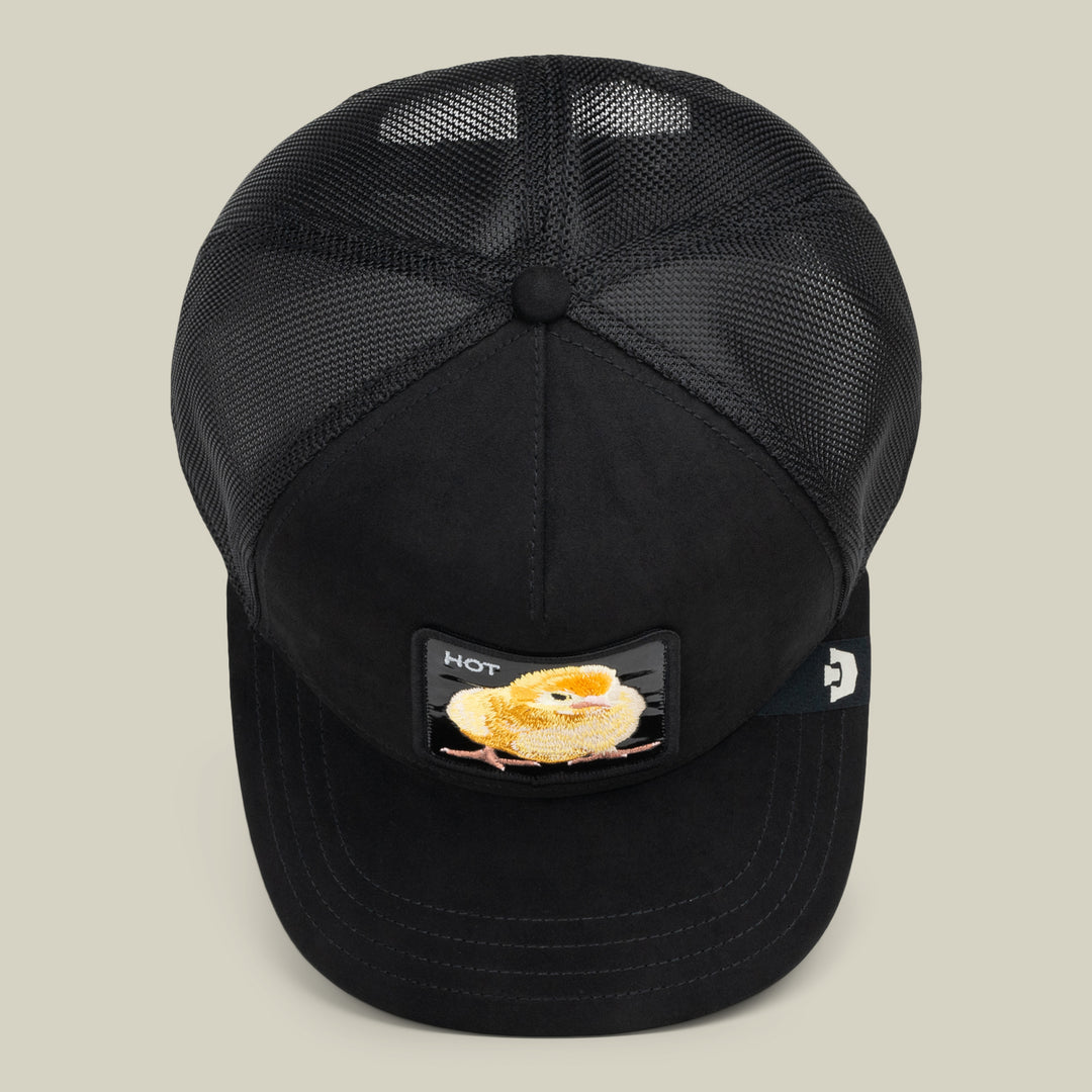 GOORIN BLACK OUT CHICK TRUCKER HAT