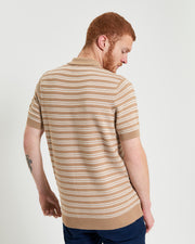 BEN SHERMAN JACQUARD STRIPE POLO