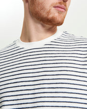 BEN SHERMAN TEXTURED STRIPE TEE