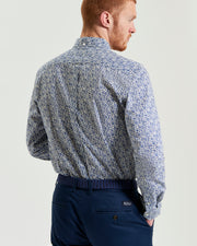 BEN SHERMAN MONO FLORAL PRINT L/S SHIRT