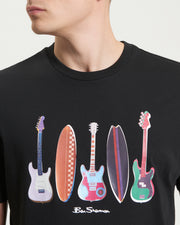 BEN SHERMAN SURF N GUITARS TEE