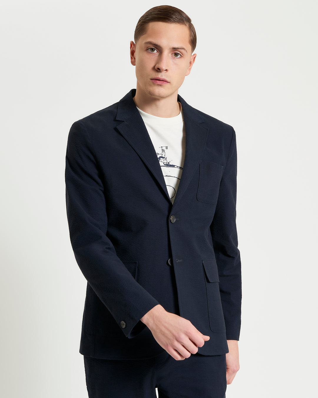 BEN SHERMAN SEERSUCKER BLAZER