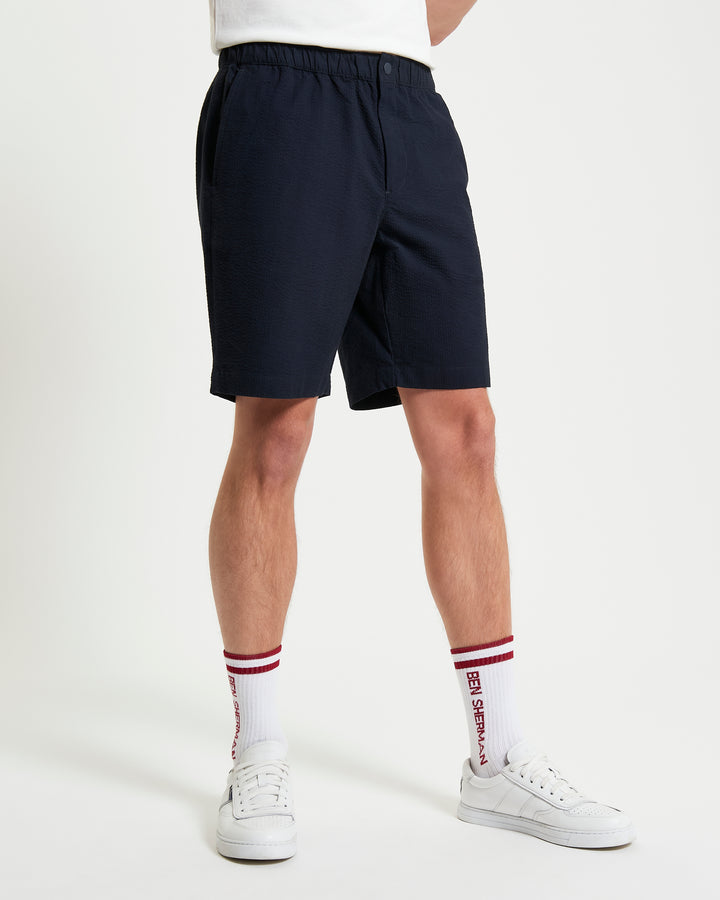 BEN SHERMAN SEERSUCKER RELAXED SHORT