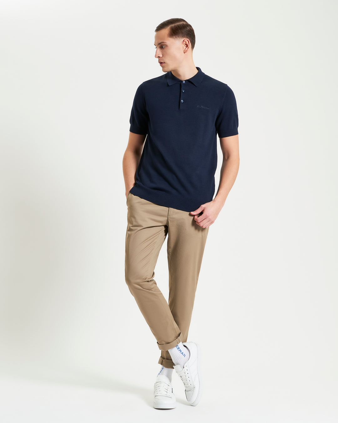 BEN SHERMAN SIGNATURE SHORT SLEEVE POLO