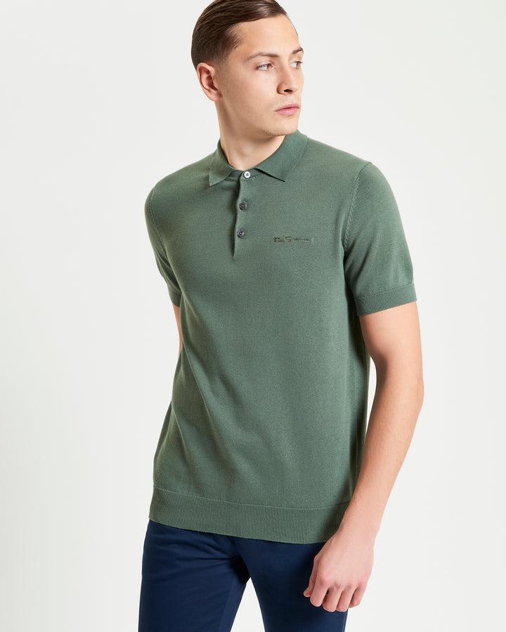 BEN SHERMAN SIGNATURE SHORT SLEEVE POLO