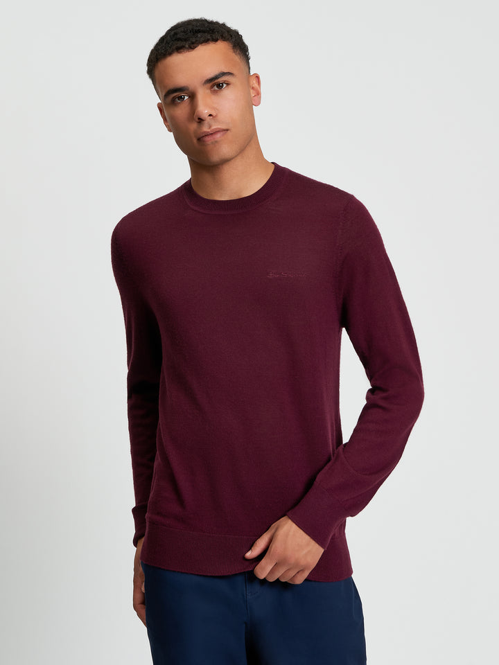 BEN SHERMAN MERINO CREW NECK KNIT