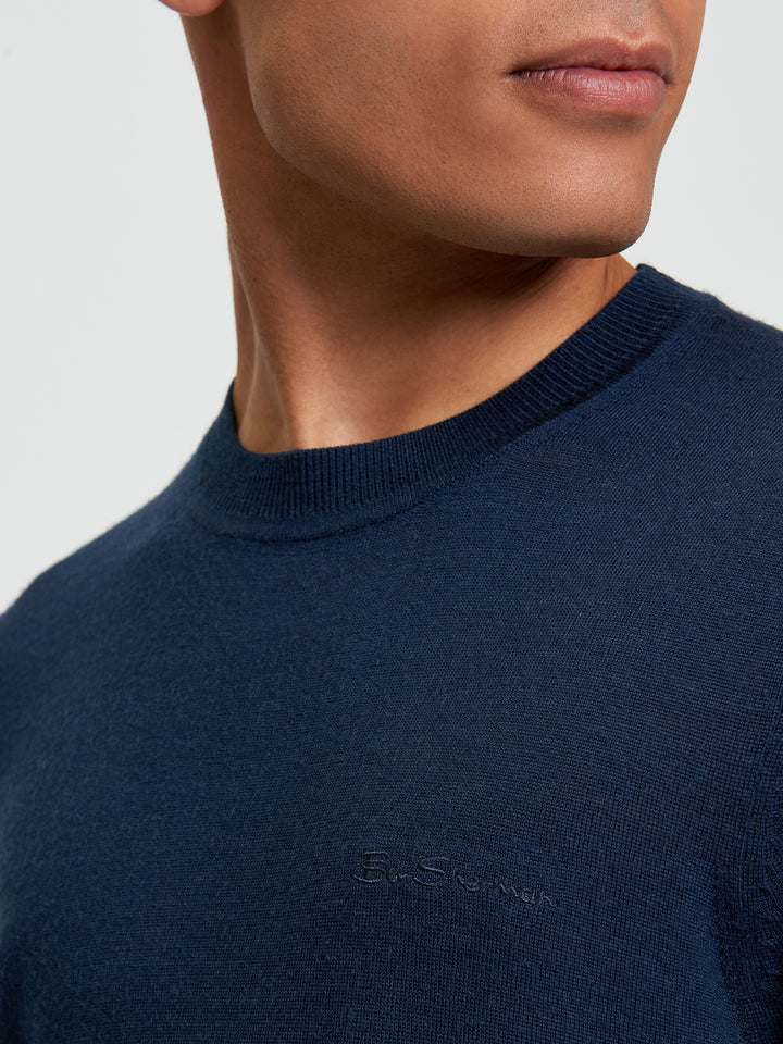 BEN SHERMAN MERINO CREW NECK KNIT