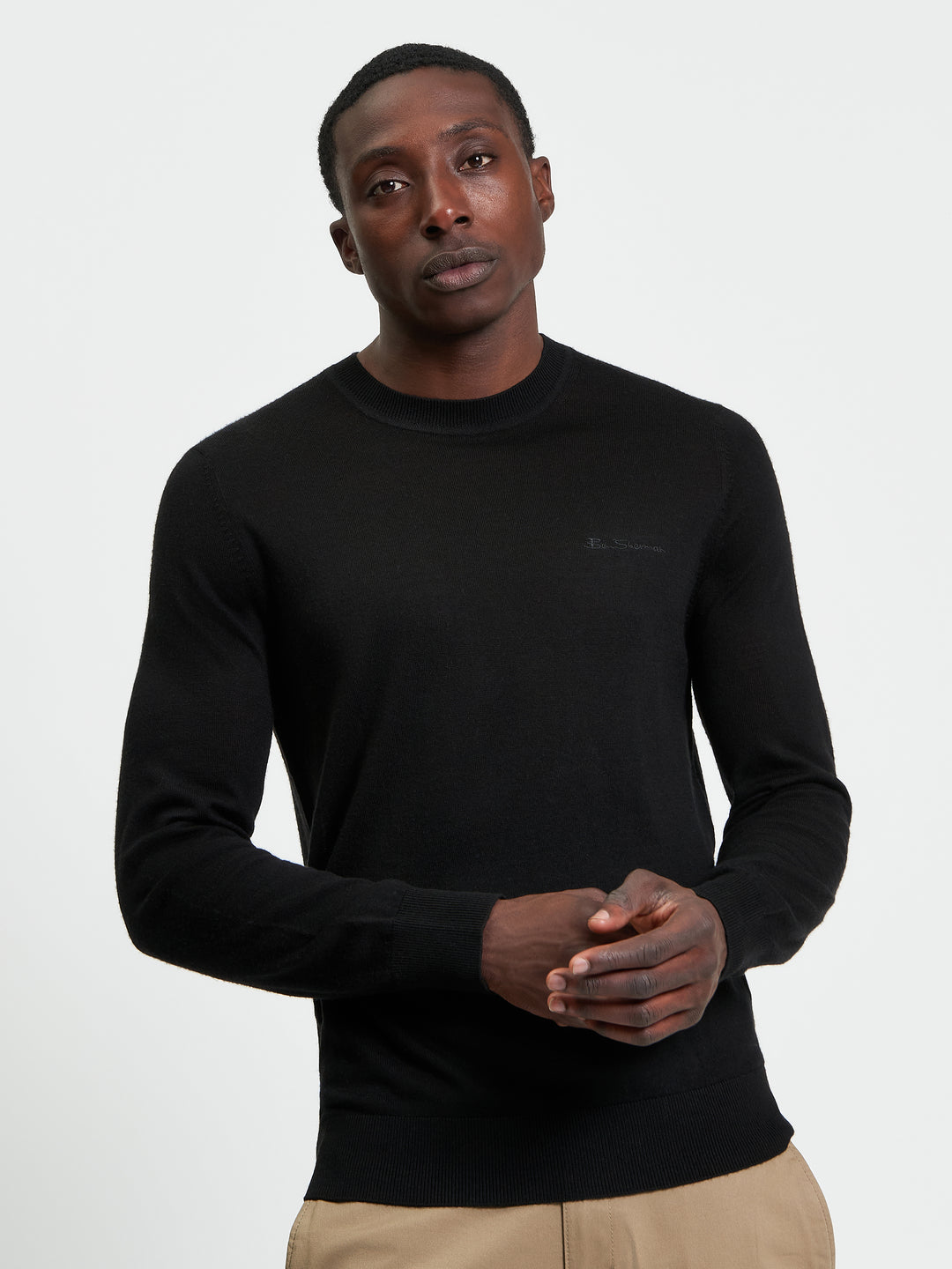 BEN SHERMAN MERINO CREW NECK KNIT