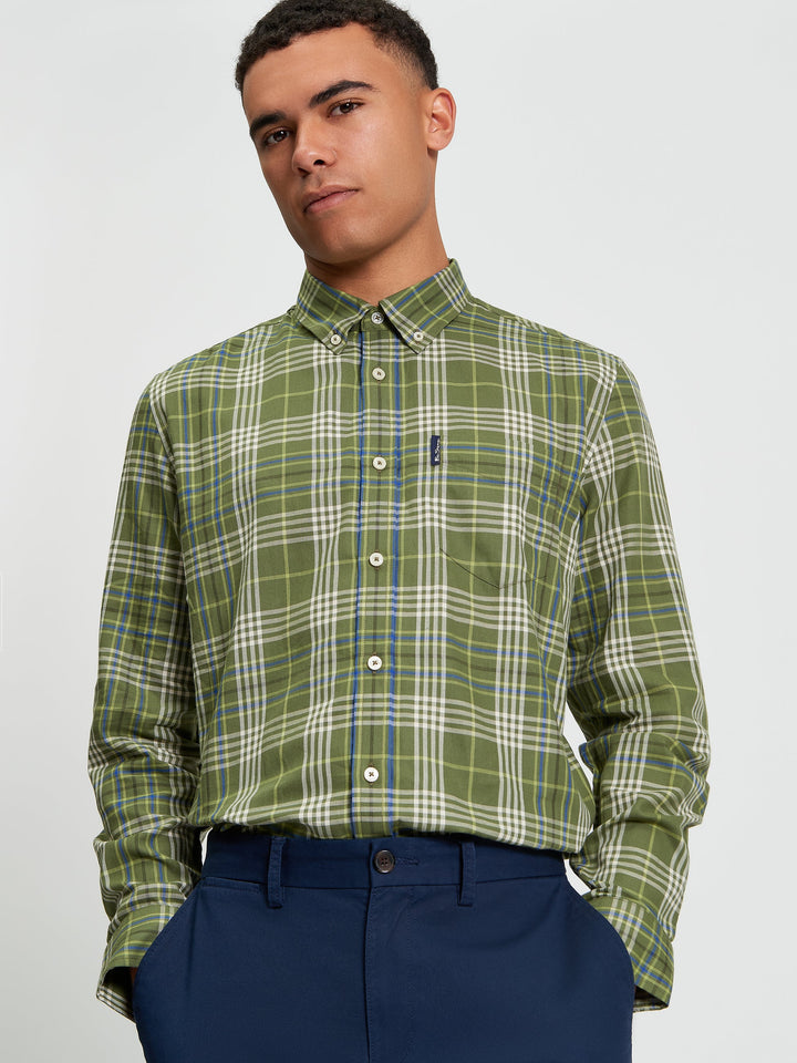 BEN SHERMAN MULTI CHECK LS SHIRT