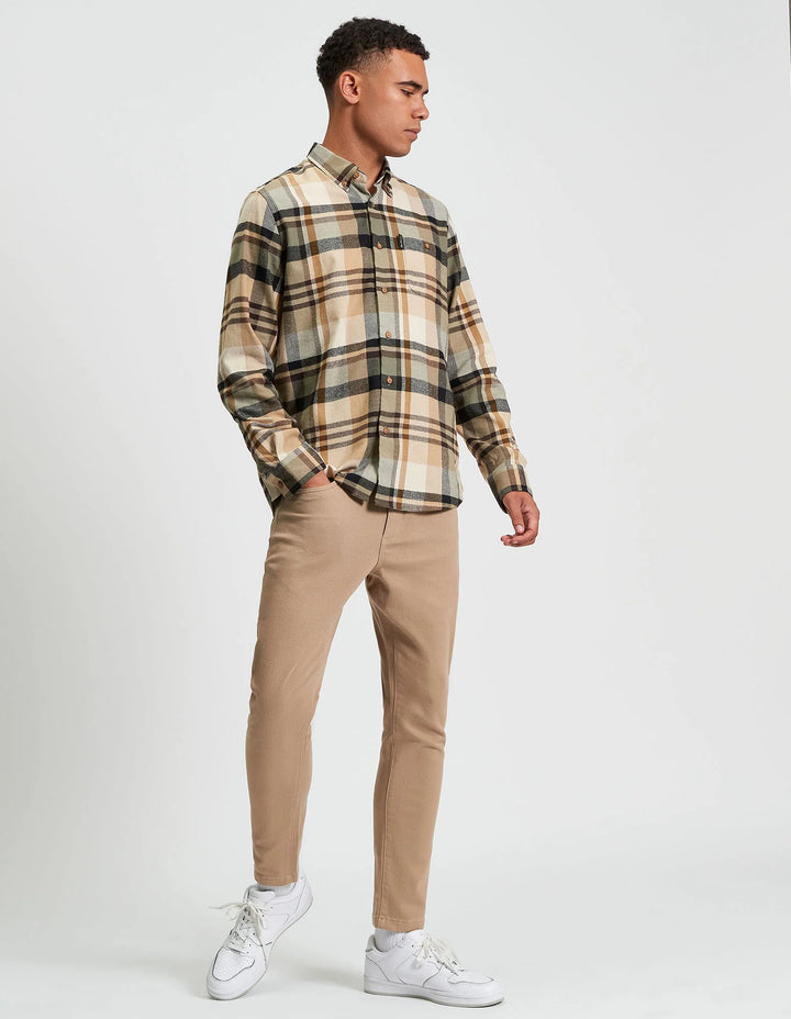 BEN SHERMAN BRUSHED CHECK LS SHIRT