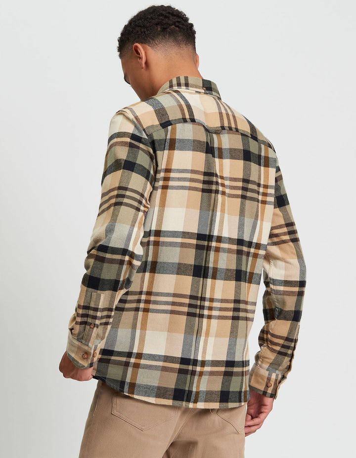 BEN SHERMAN BRUSHED CHECK LS SHIRT