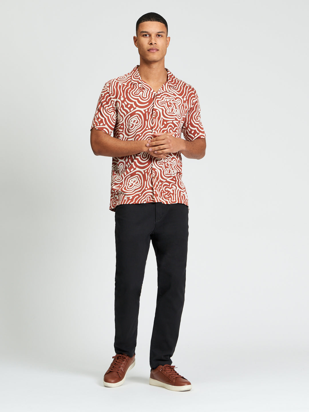 BEN SHERMAN DANCER GEO S/S SHIRT