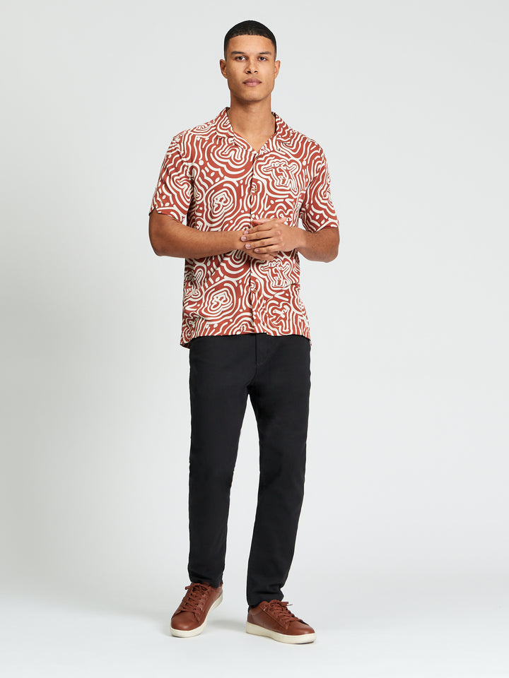 BEN SHERMAN DANCER GEO S/S SHIRT