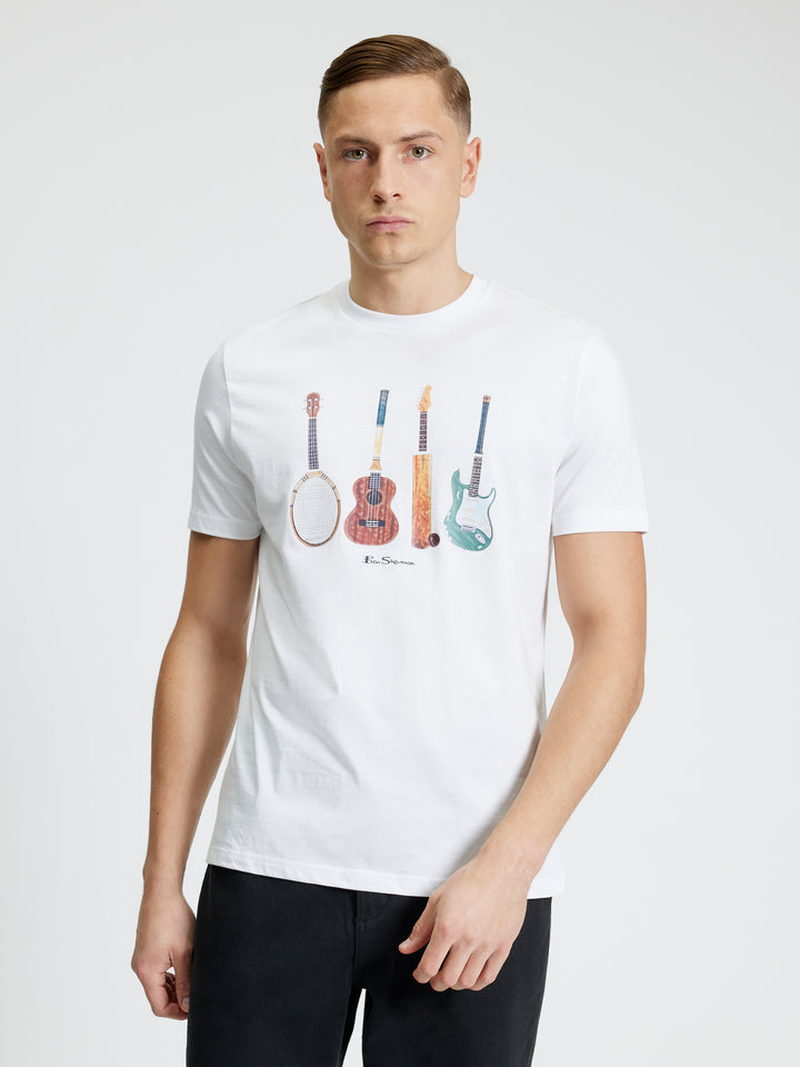 BEN SHERMAN JUMBLE GUITARS TEE