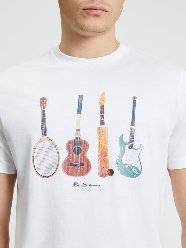 BEN SHERMAN JUMBLE GUITARS TEE