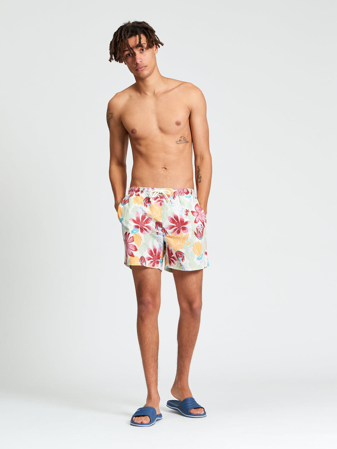 BEN SHERMAN CACTUS PRINT SWIMSHORT