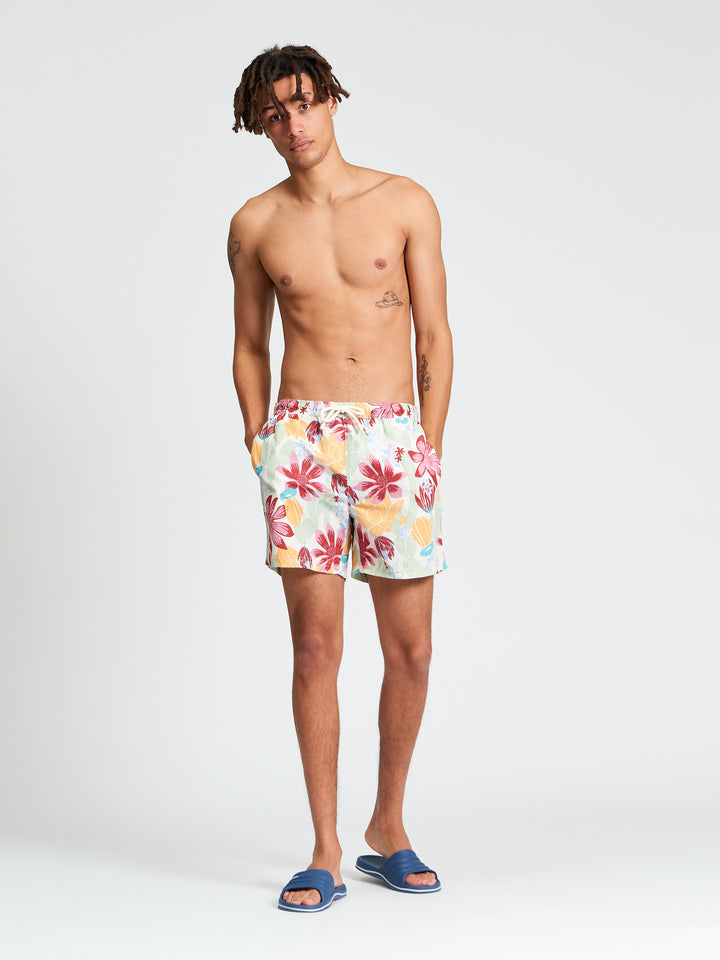 BEN SHERMAN CACTUS PRINT SWIMSHORT