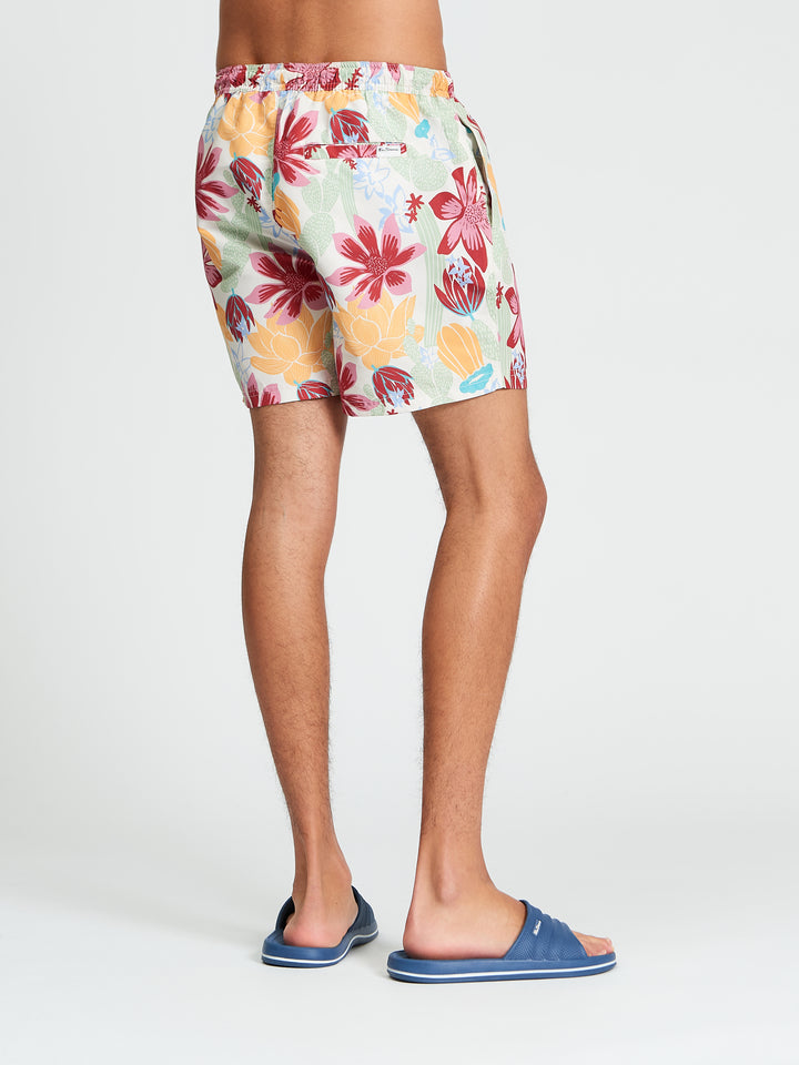 BEN SHERMAN CACTUS PRINT SWIMSHORT