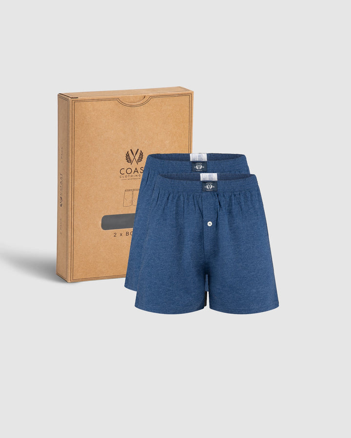 COAST 2 PACK KNIT BOXERS