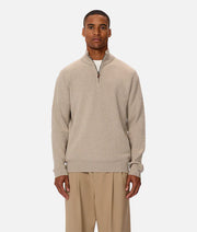 INDUSTRIE THE LAKEWOOD ZIP NECK KNIT