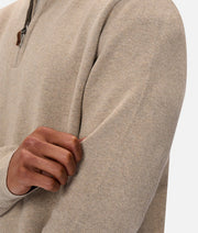 INDUSTRIE THE LAKEWOOD ZIP NECK KNIT