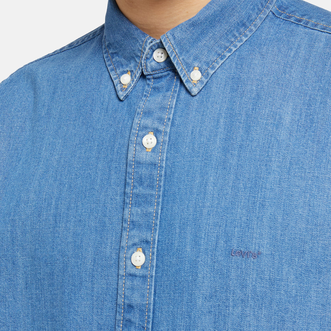 LEVI'S AUTHENTIC BUTTON DOWN WOODROW MID WASH