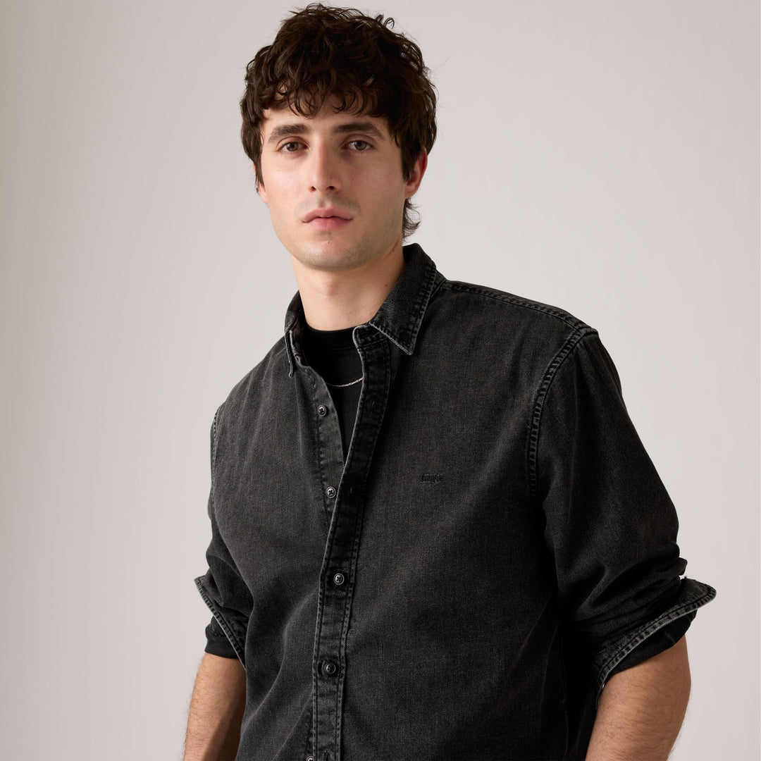 LEVI'S AUTHENTIC BUTTON DOWN GIZMO WASHED BLACK