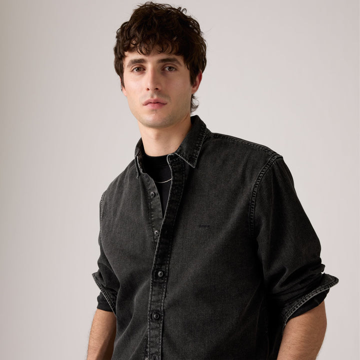 LEVI'S AUTHENTIC BUTTON DOWN GIZMO WASHED BLACK