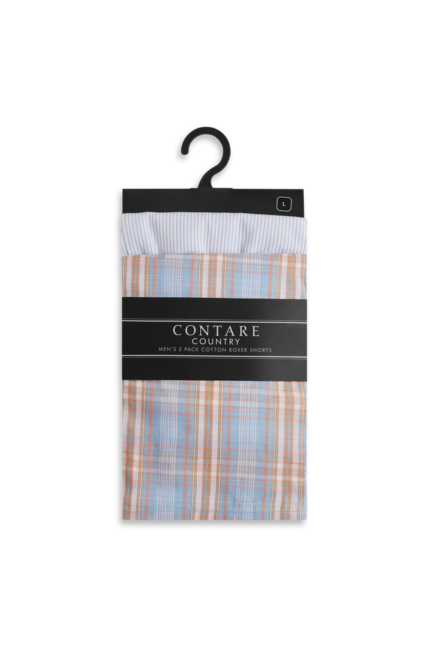 CONTARE 2 PACK BOXER SHORTS