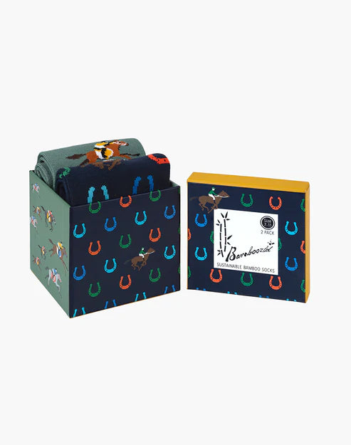 BAMBOOZLD MELBOURNE CUP 2PK SOCKS