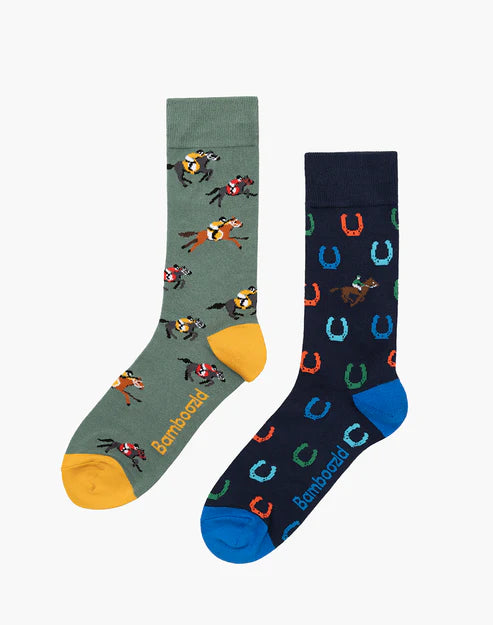 BAMBOOZLD MELBOURNE CUP 2PK SOCKS