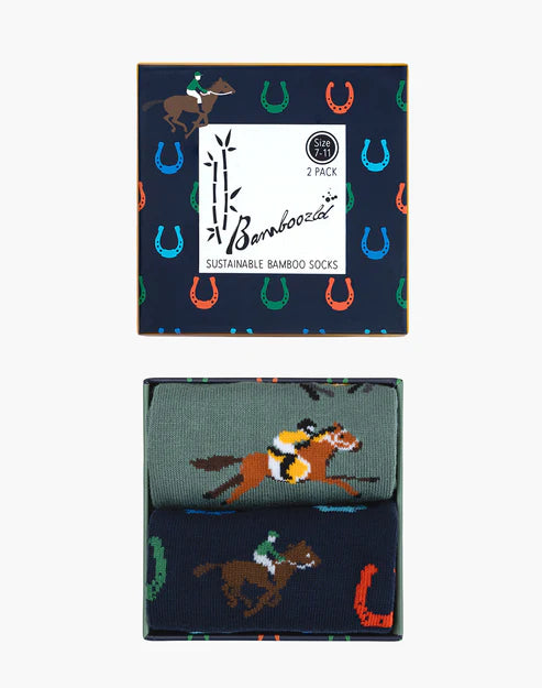 BAMBOOZLD MELBOURNE CUP 2PK SOCKS